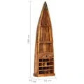Wine rack 50x40x180 cm solid recycled wood