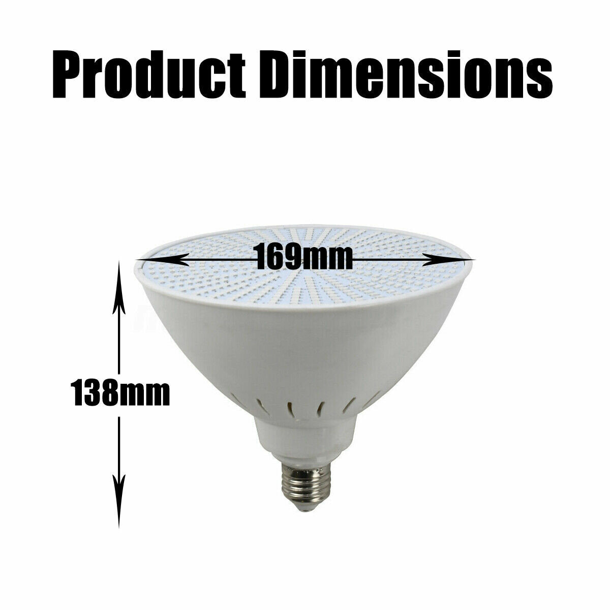 423LED 40W Color Change LED Swimming Pool Light Underwater Light RGB Remote Control Fixture Light Bulb Pentair Hayward