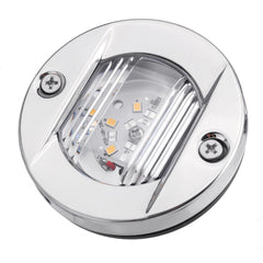 12V LED 2835 Round Stern Transom Lights For Boat Marine Embedded Mounting Stainless Steel