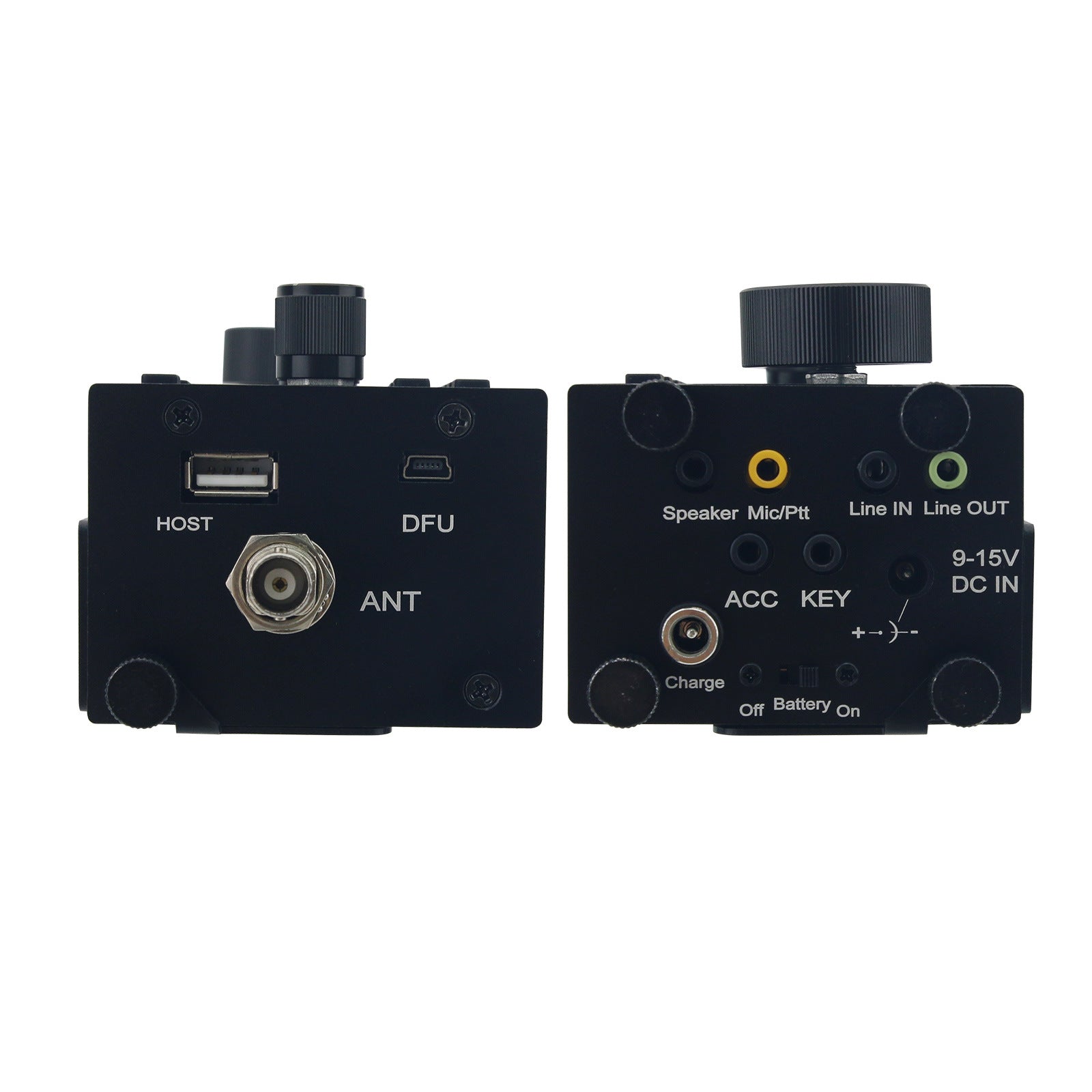 HF SDR Transceiver 1.6-30MHz Receive 10W 15W Output SSB CW AM FM DIG Built-In Battery Microphone USB Sound Card