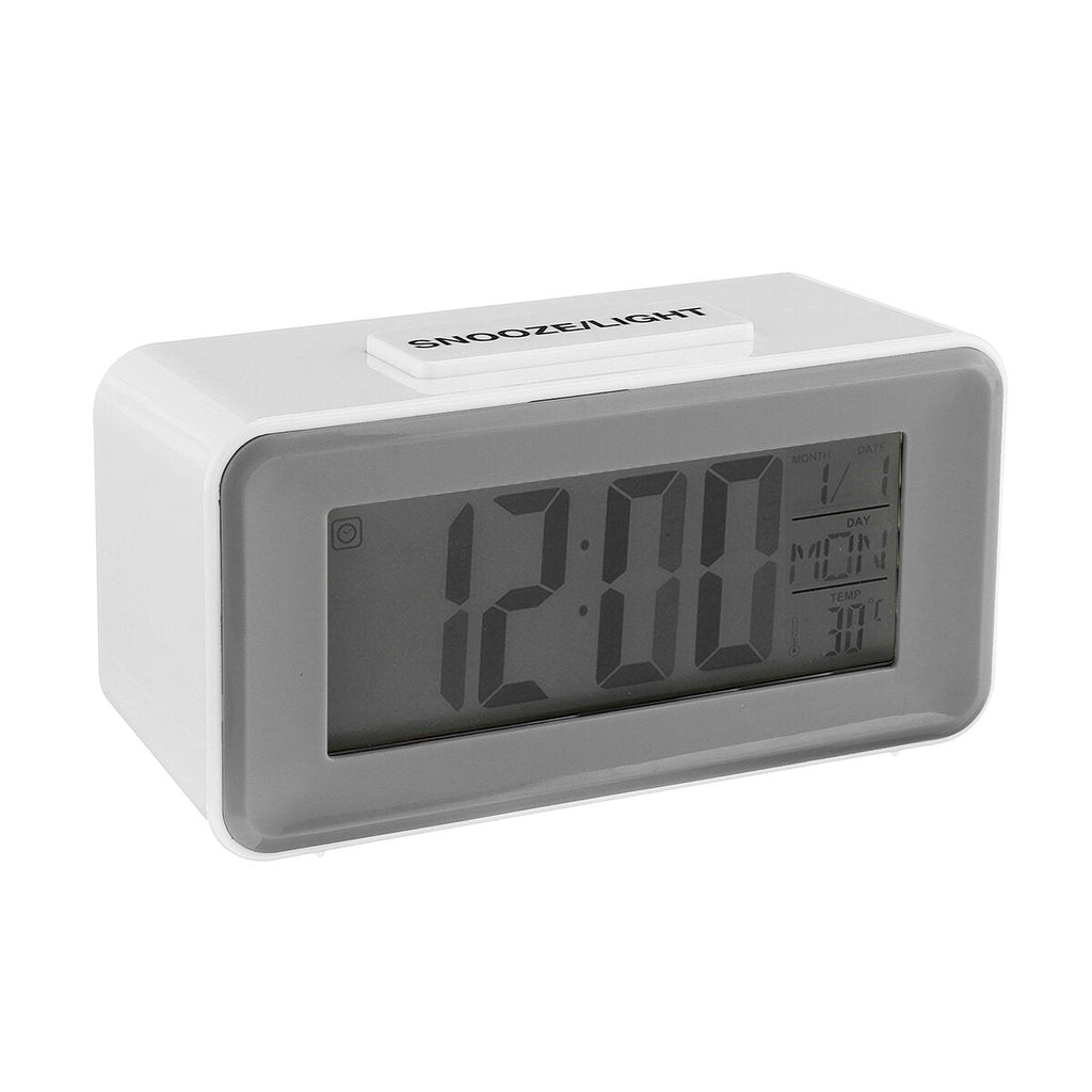 LCD Digital Alarm Clock 4.5"/3.2" Large Display Night Light with Calendar Thermometer Electronic Alarm Clock