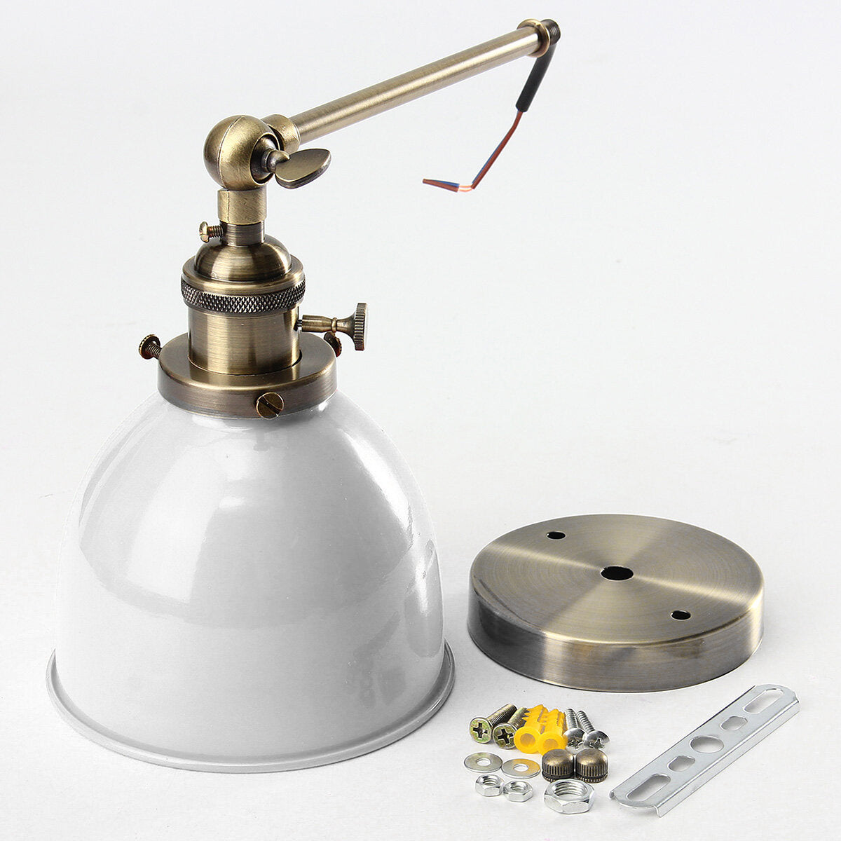 Retro Industrial Sconce Iron Lampshade UP DOWN Wall Light LOFT Brushed Wall Lamp E27