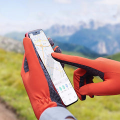 Thin Touch Screen Gloves Non Slip Breathable Full Finger Gloves Unisex For Outdoor Sports Camping Running