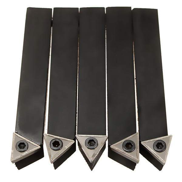 5pcs 3/8 Inch Shank TCMT1102 Lathe Carbide Inserts with Turning Tool