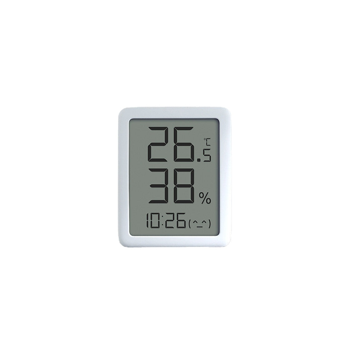 2PCS Miaomiaoce E-ink Screen LCD Large Digital Display Thermometer Hygrometer Clock Temperature Humidity Sensor