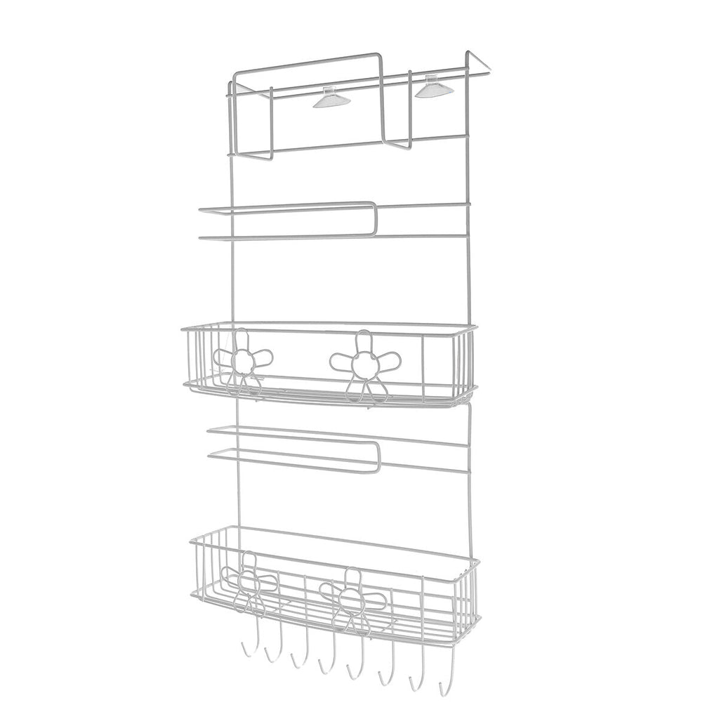 1Pcs Kitchen Refrigerator Side Grid Storage Rack Side Shelf Rack Organizer