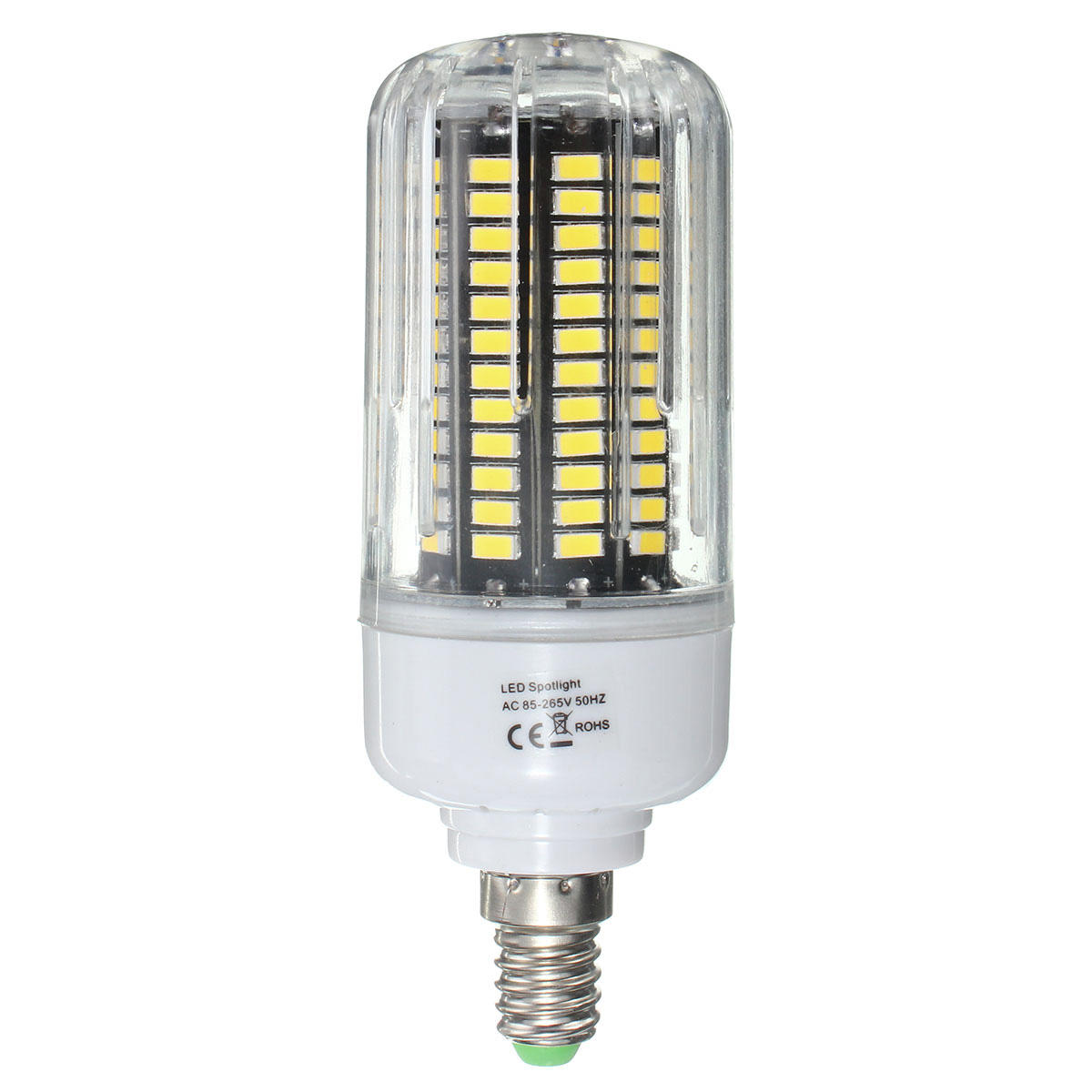18W 100 SMD 5736 LED Pure White Warm White Natural White Corn Bulb AC85-265V