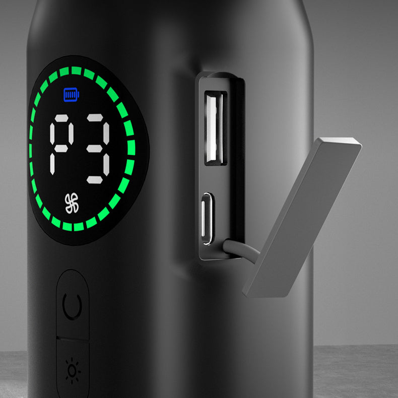 2-in-1 6000mAh Cordless Air Duster & Vacuum - Digital Display, for Keyboard/Computer/Car Cleaning