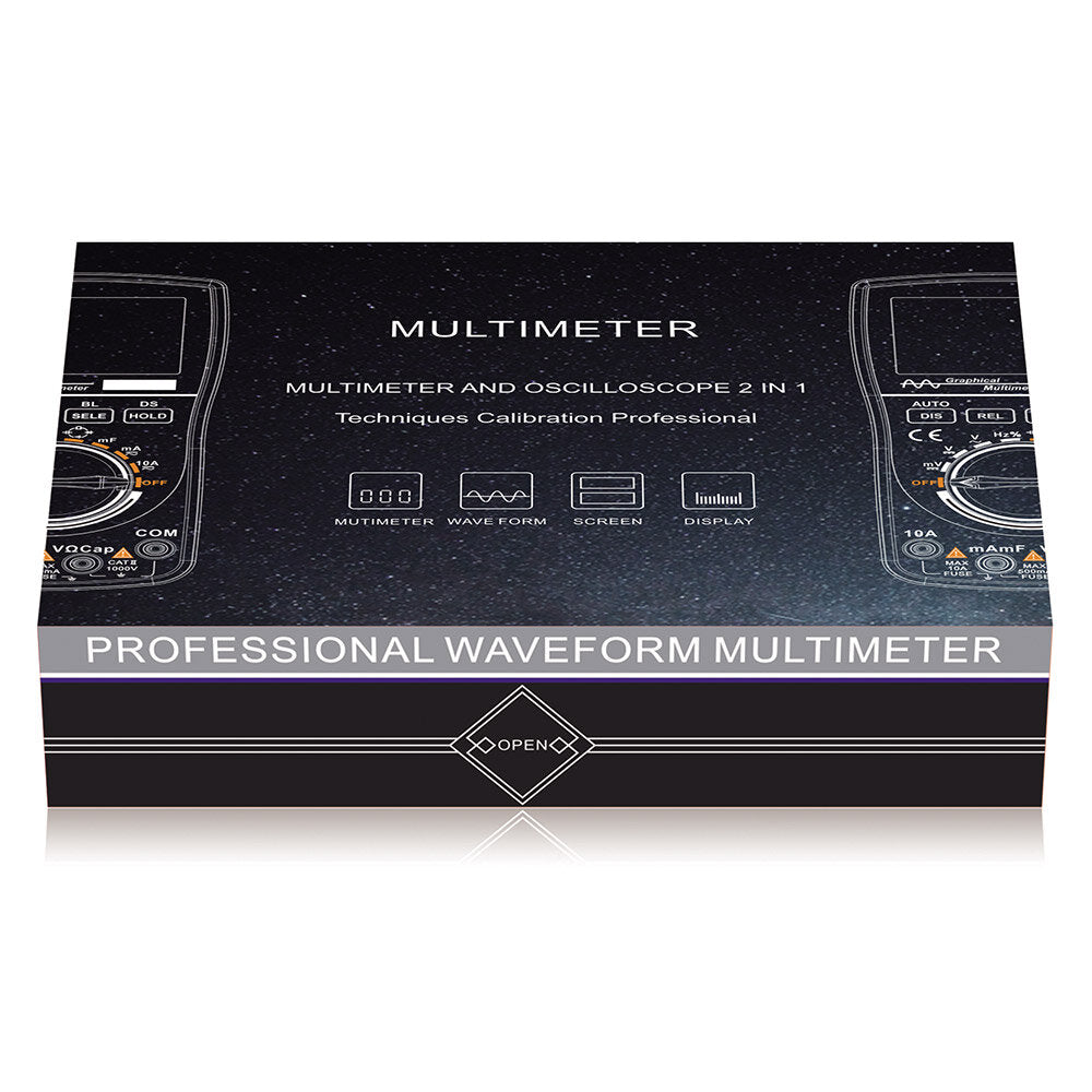 2 in 1 Intelligent Digital Oscilloscope Multimeter with Analog Bar Graph