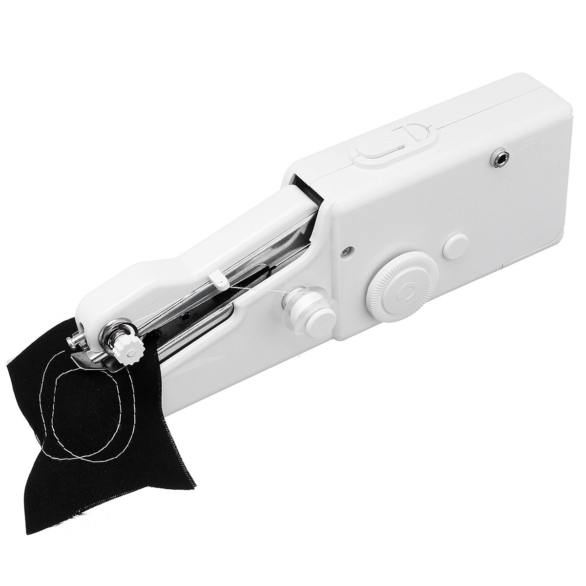 Mini Portable Sewing Machine Handheld Cordless Quick Clothes Stitch For Home Travel