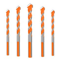10Pcs 6/8mm Triangular Overlord Drill Metal Perforated Triangle Drill For Ceramic Tile And Glass Concrete Wall