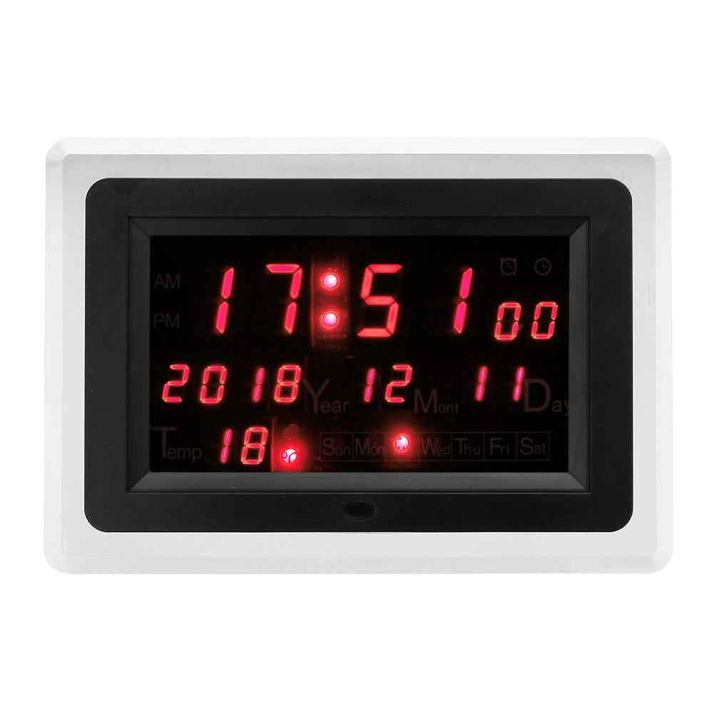 DC9-12V Electronic Calendar High Precision Clock ECL-1227 12/24 Hour C/F Switchble