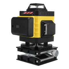 4D 16 Lines Green Light Laser Levels 360 Self Leveling Cross Horizontal Measure with 2 Batteries