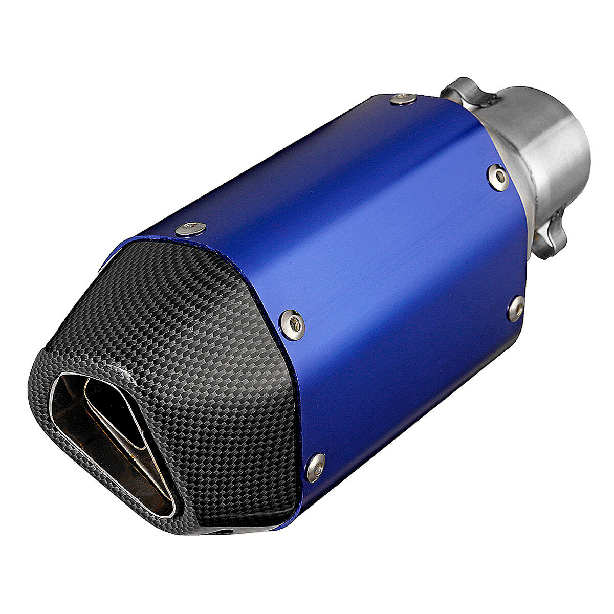 Universal Motorcycle Short Steel  Exhaust Pipe  Muffler Silencer  Removable 38-51mm