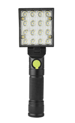 16x COB 4Colors 4Modes 180 Adjustable Head Magnetic Tail USB LED Flashlight