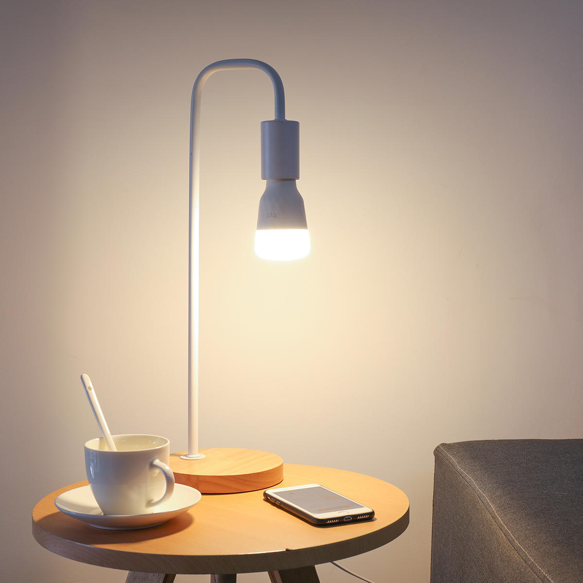 E26 E27 10W RGBW Smart LED Bulb Work With Amazon Alexa AC100-240V