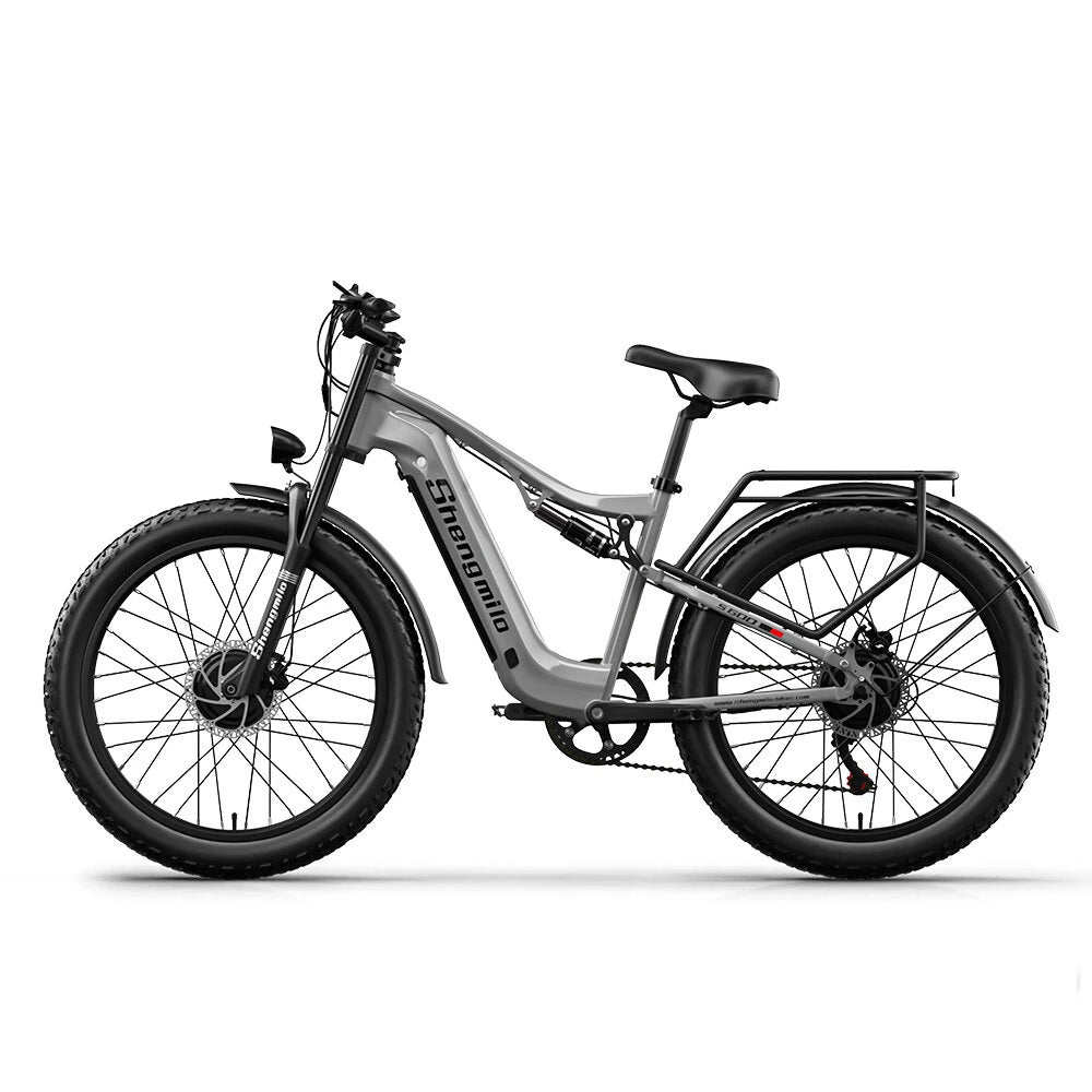 Electric Bike 48V 17.5AH SamsungBattery 1000W*2 Dual Motors Recommended Top Speed 25KM/H 26inch Tires 90KM Max Mileage 150KG Max Load Electric Bicycle