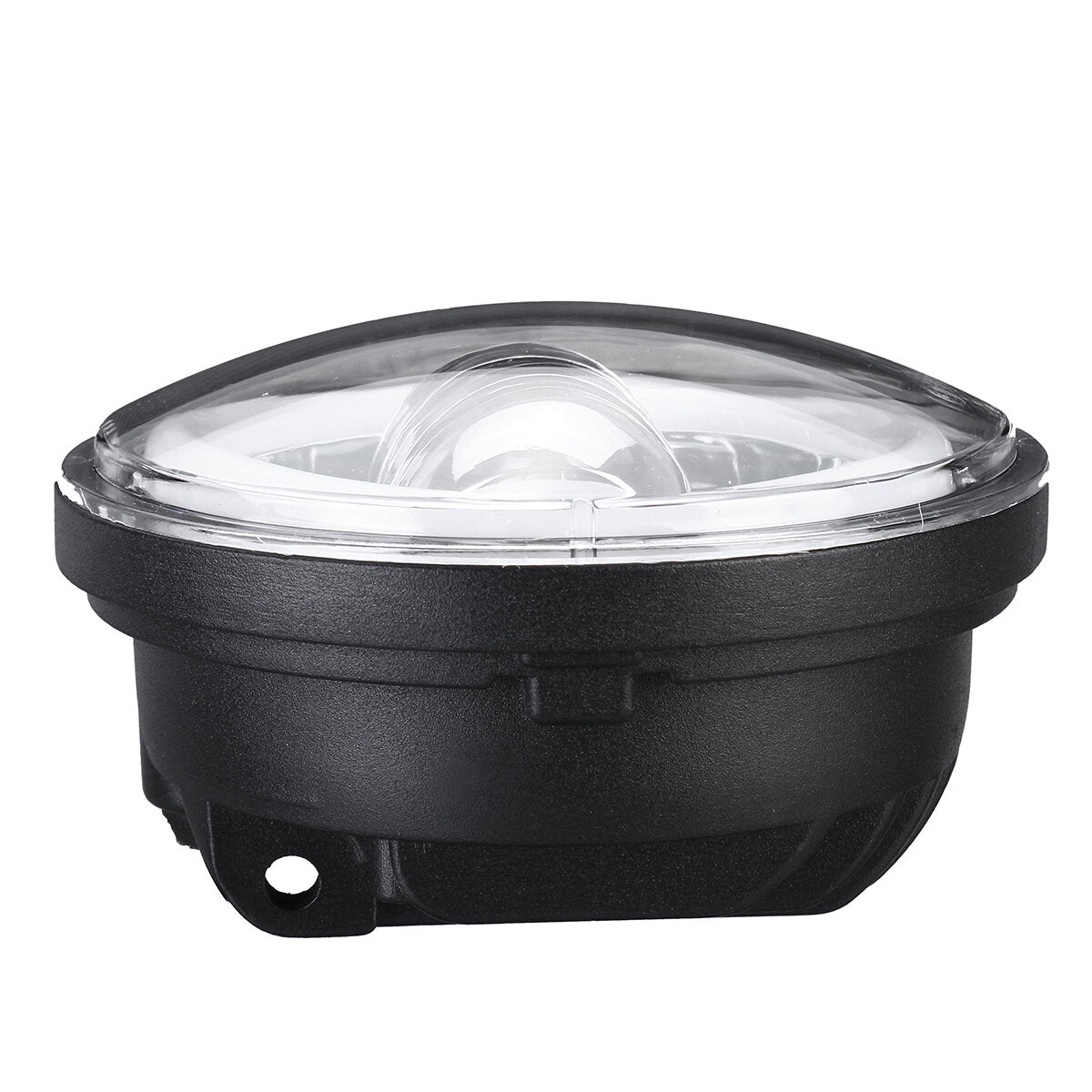 Motorcycle 7" LED Projector Headlight + 4.5" Passing Auxiliary Light With Aperture White And Yellow Bicolor