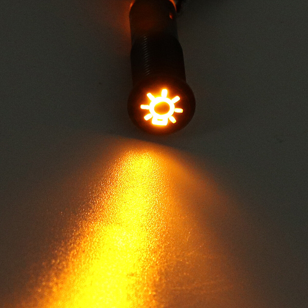 10MM LED Dashboard Warning Signal Light Van Dash Panel Indicator Lamp 12/24/36V
