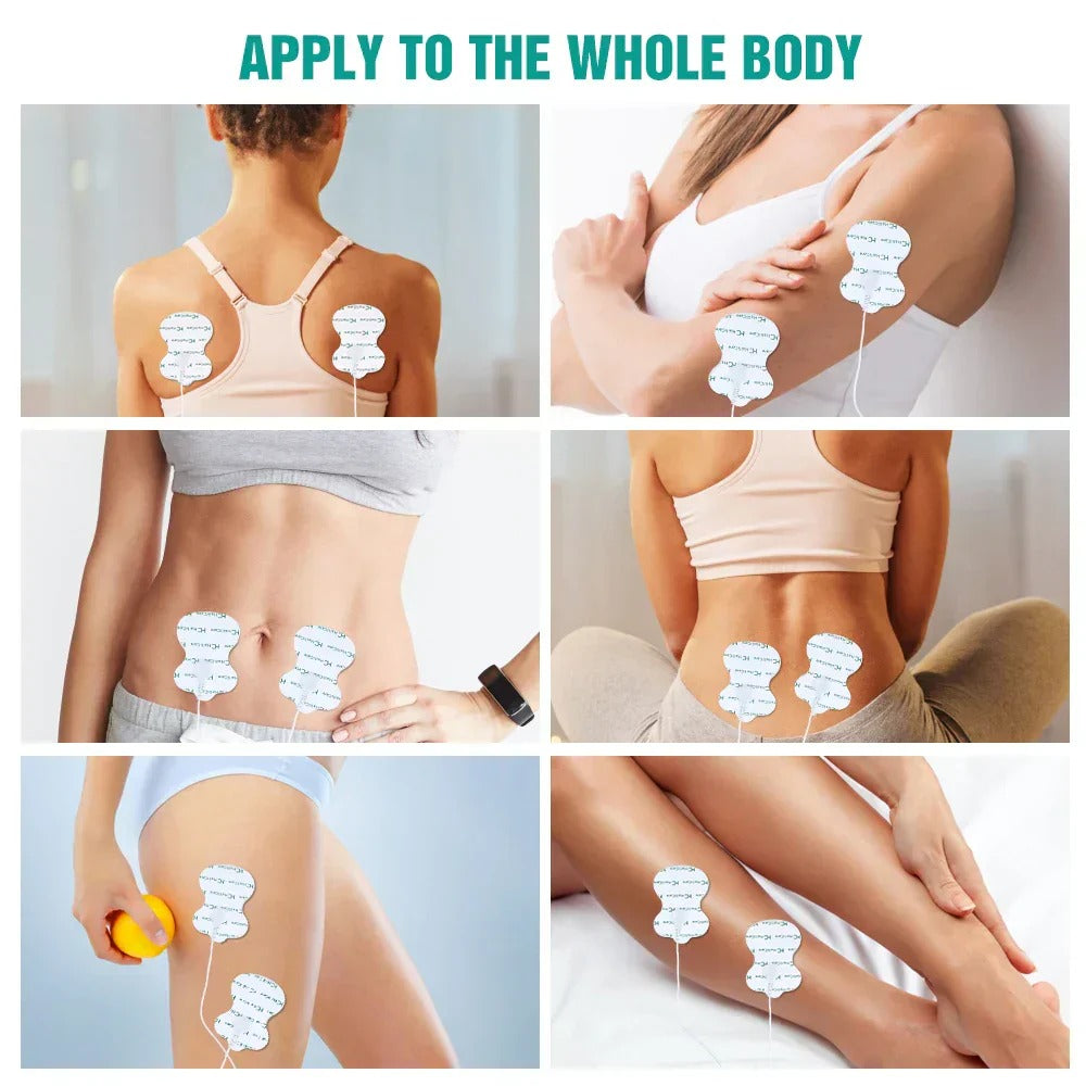 Portable Micro-Current Body Massager with 6 Modes, Adjustable Intensity, LCD Screen, Ideal for Travel and Relaxation