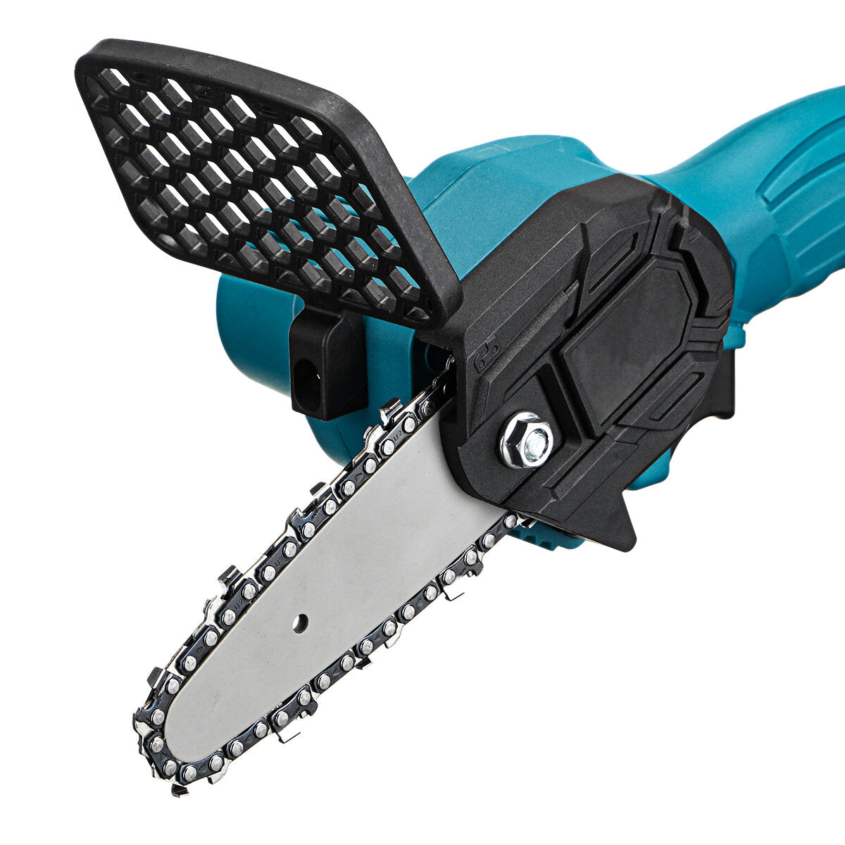 550W 48VF 4" Mini Cordless One-Hand Electric Chain Saw Woodworking Wood Cutter