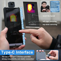 GreenZech Mobile 1000 | Smartphone Thermal Imaging Camera | -20°C to 1000°C Range | Portable Infrared Imager for Android