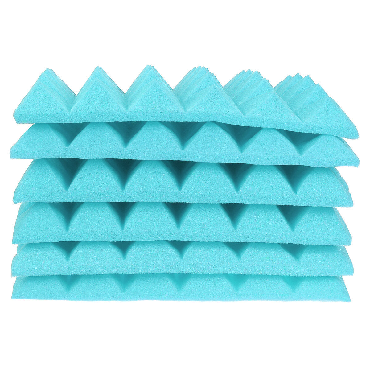 6Pcs Acoustic Panels Tiles Studio Soundproofing Insulation Closed Cell Foam