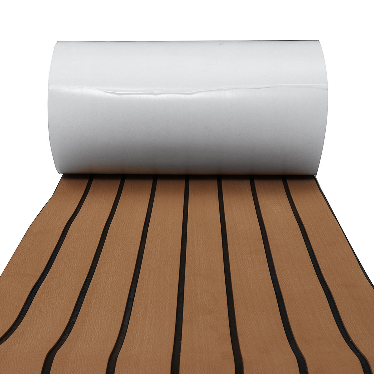 2400x450x6mm EVA Foam Faux Teak Marine Boat Teak Decking Yacht Sheet Flooring Pad