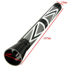 7.7cm/10.7cm Union Jack UK GER Flag Carbon Fiber Grid Car Antenna
