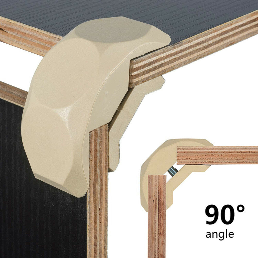8PCS Wood Clamp Panel Connectors Right Angle Clip Set for Creative DIY Furniture