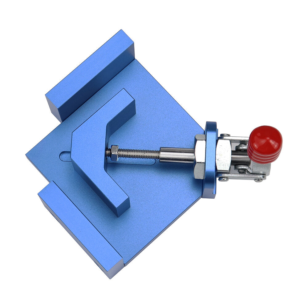 CNC Machined Angle Clamp, Fast Clamping, High Precision, Aluminum Alloy, 9-30mm Thickness, Blue & Red, Corrosion Resistant