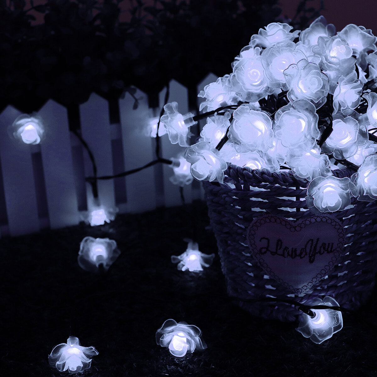 4.8M/6.5M/7M 2 Modes 20/30/50LED Solar String Light Outdoor Lawn Lamp Christmas Decorations Clearance Christmas Lights