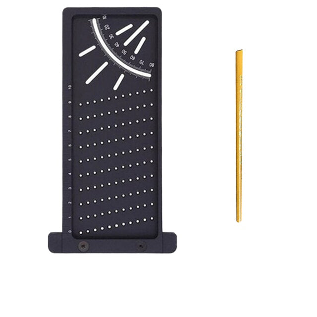 3D Angle Ruler - Multifunctional Measuring Tool for Woodworking, Durable ABS, Lightweight & Portable, Ideal for Engineers & Craftsmen