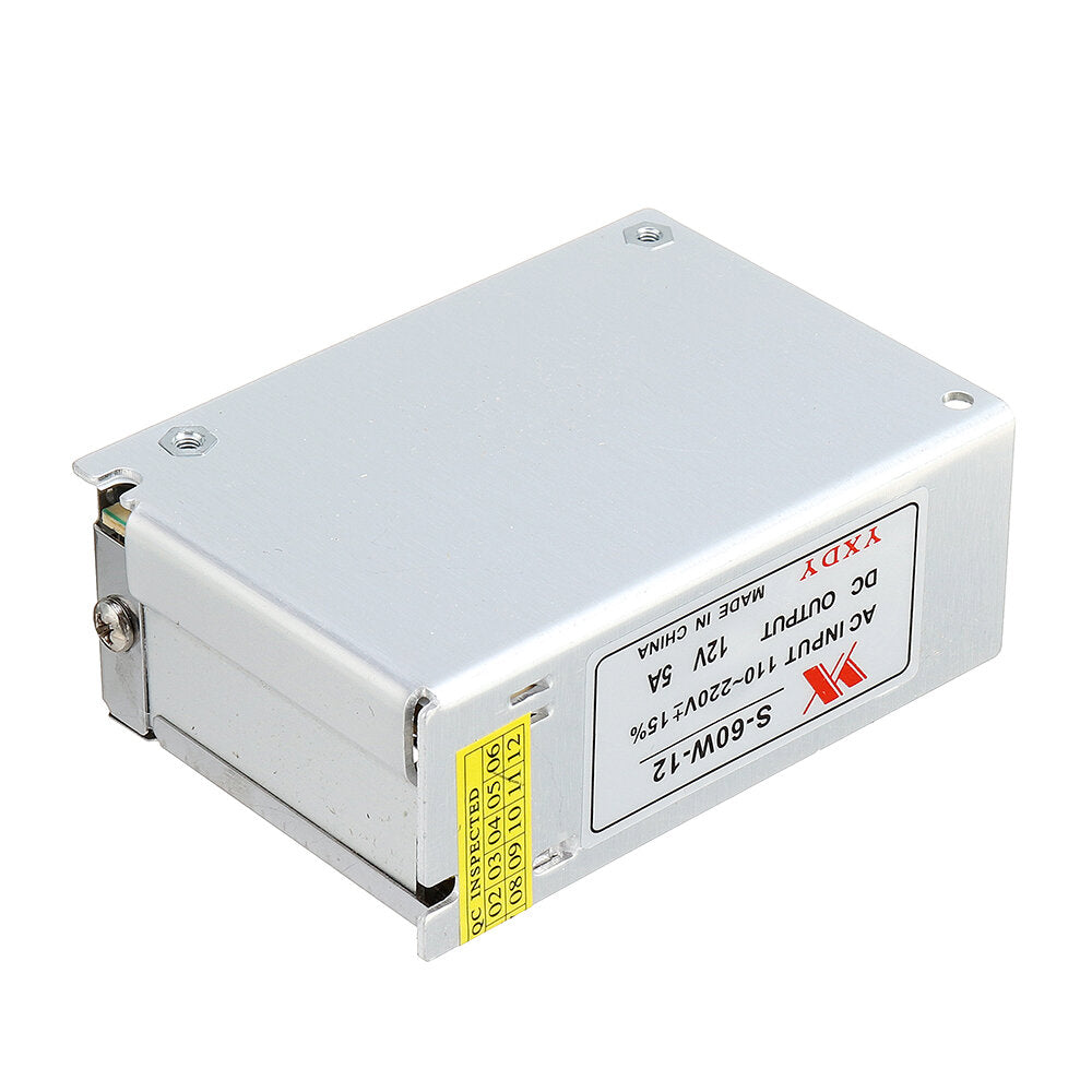 1pcs Geekcreit AC 100-240V to DC 12V 5A 60W Switching Power Supply Module Driver Adapter LED Strip Light