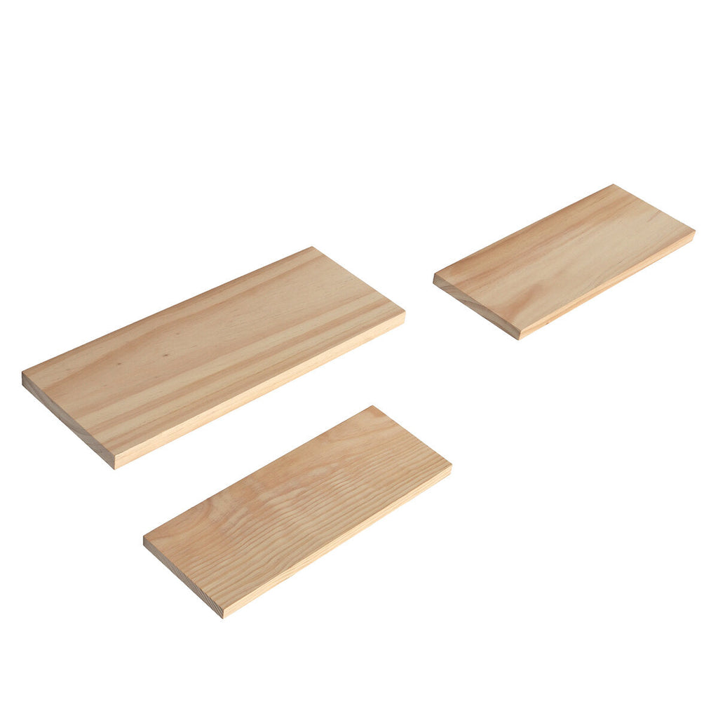 Storage Rack Wooden Wall Shelf Suit for Bathroom Bedroom Dining Room Kitchen