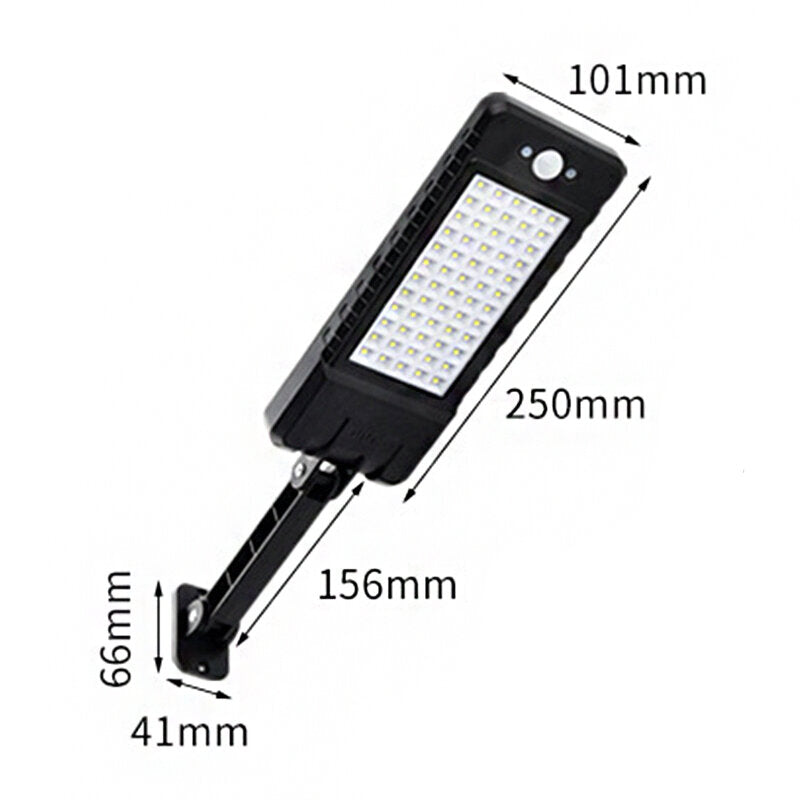 60LED/120COB Solar Lamp Motion Sensor IP65 Wall Light  Outdoor Remote Control