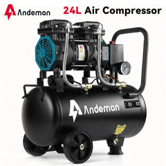 1200H-24 air compressor, oil-free, quiet, low-frequency 230V, 50HZ, 24L, 150W, custom model, high efficiency and low noise