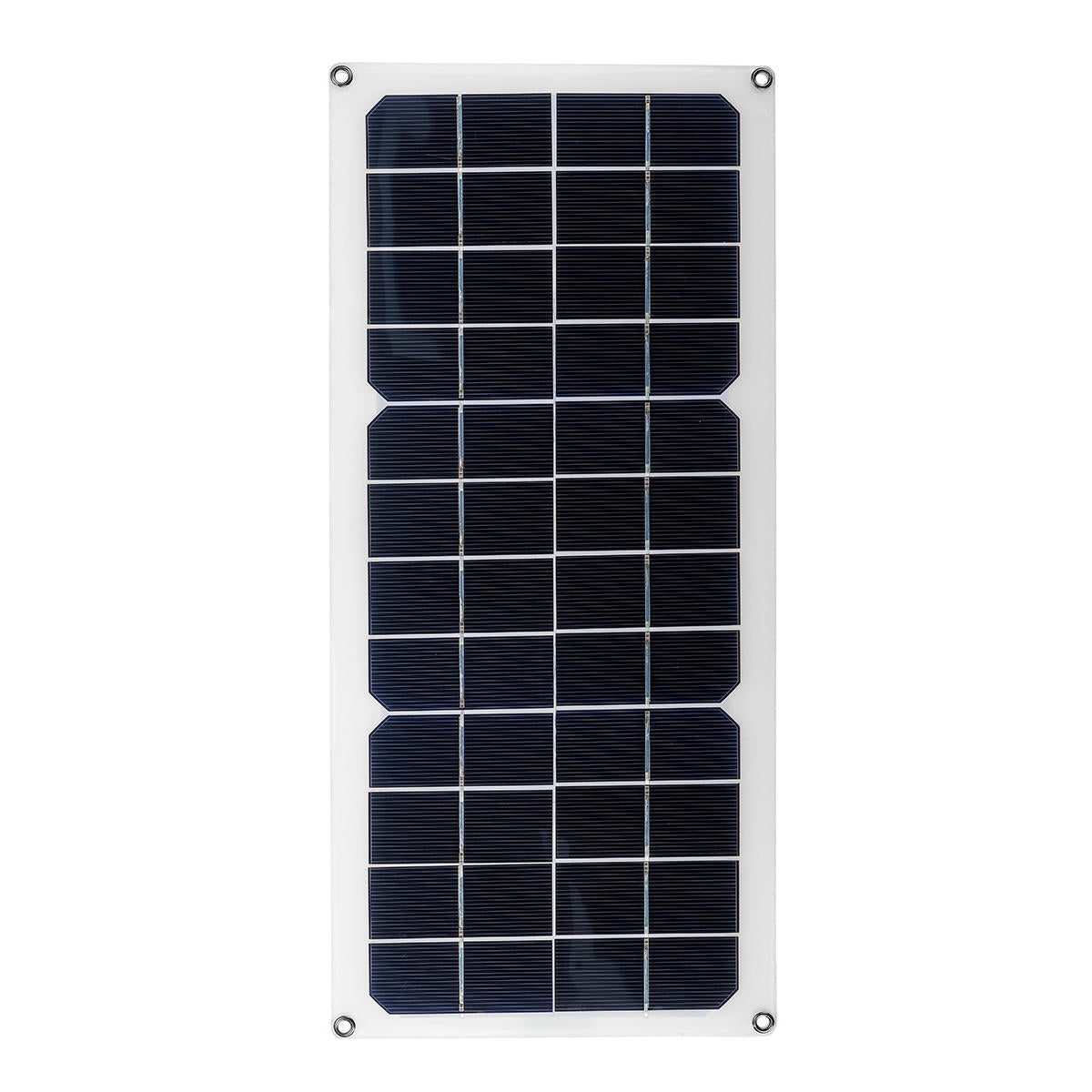 16V 10W 1.2A 420x190x2.5mm Monocrystalline Semi-flexible Solar Panel Set with Rear Junction Box Support Single USB Port