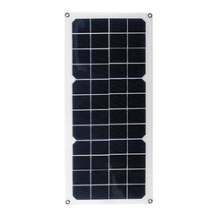16V 10W 1.2A 420x190x2.5mm Monocrystalline Semi-flexible Solar Panel Set with Rear Junction Box Support Single USB Port