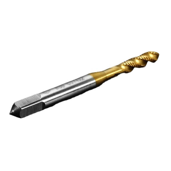M4x0.7 HSS Titanium Coated Screw Thread Metric Spiral Fluted Machine Screw Tap
