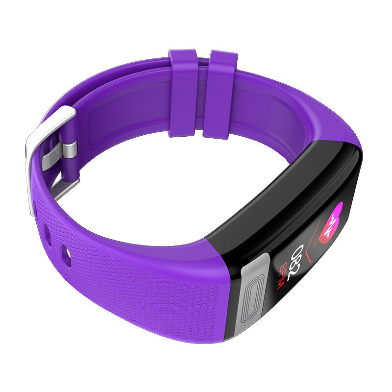 CG Heart Rate Blood Pressure Monitor 1.14inch Brightness Control USB Charging IP67 Waterproof Smart Watch