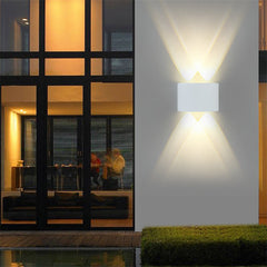 2/4/6/8/10/12 Heads LED Wall Lamp Indoor Outdoor Waterproof Light Fixture Living Room Bedroom Stair Lamp