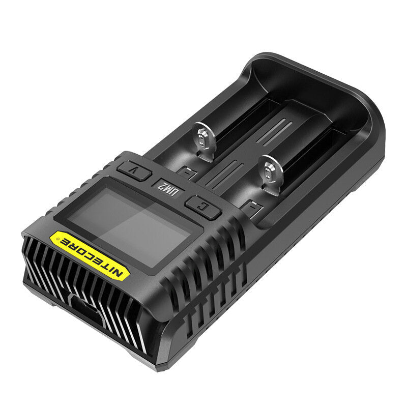 LCD Display 5V/2A Lithium Battery Charger USB QC Smart Rapid Charger For AA AAA 18650 21700 26650