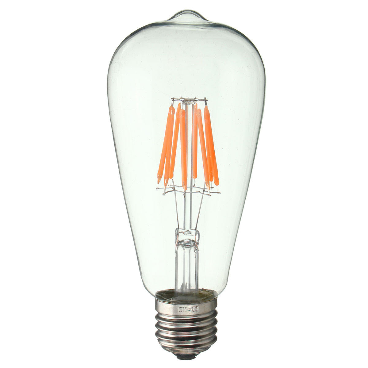 8W RGB Rereo Glass 800Lm Vintage Incandescent Light Lamp Bulb AC220V