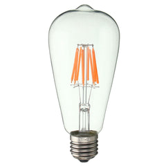 8W RGB Rereo Glass 800Lm Vintage Incandescent Light Lamp Bulb AC220V