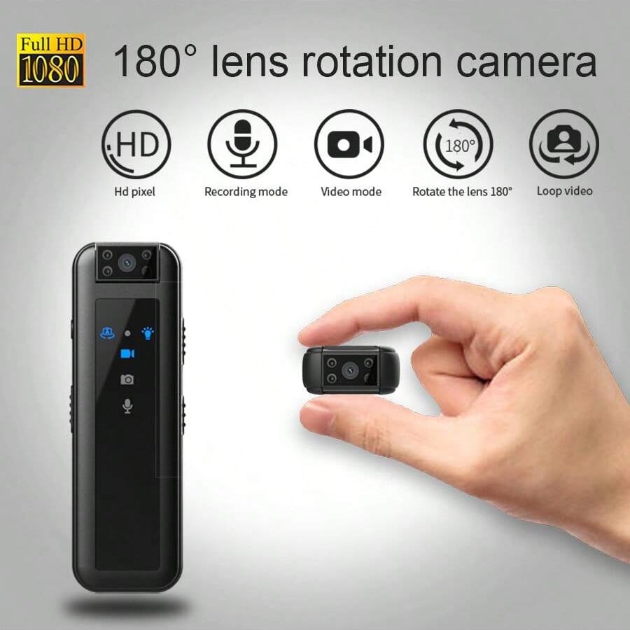 64GB Infrared Camera, 1" Screen, 1080P Video, Rechargeable Battery, ABS Material, Batteries Included