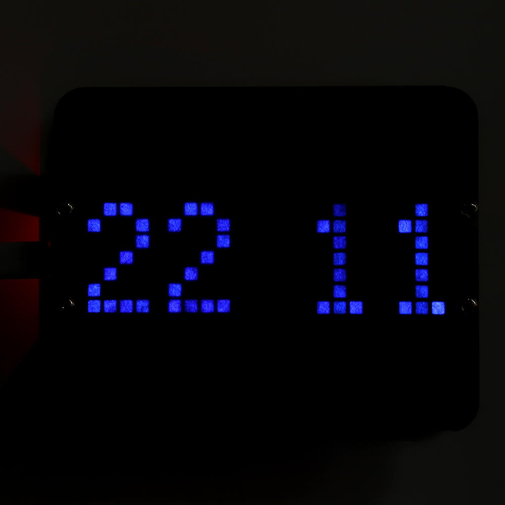 Assembled DIY Creative Gravity Sensor Alarm Clock Programmable Smart Clock