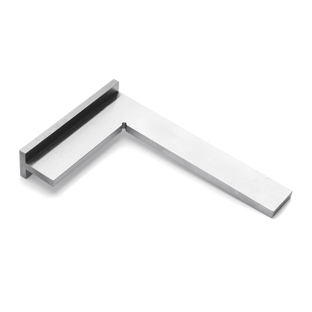 150x100mm Stainless Steel 90° Angle Ruler - High Precision Tool for Verticality Check & Layout Work, 1pc