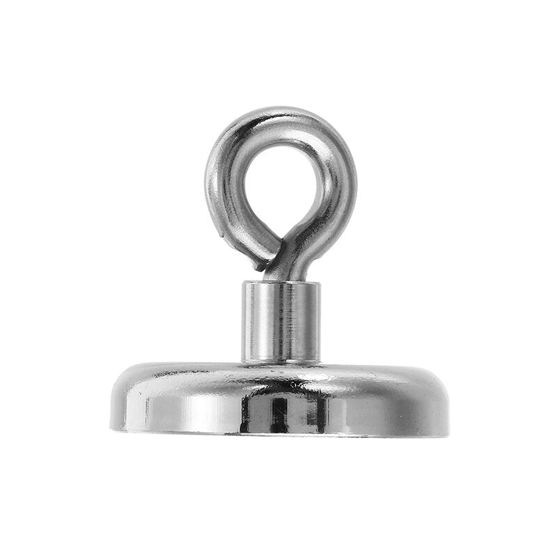 42mmx40mm 68kg Neodymium Recovery Magnet Metal Detector Claw Hook Magnet