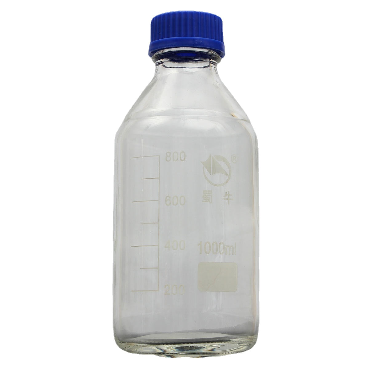 Experiment Glass Reagent Bottles Blue Screw Cap 100ml 250ml 500ml 1000ml